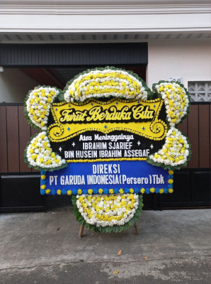 Papan Bunga Duka di Kabat