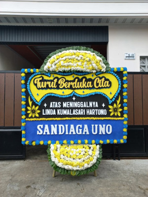Papan Bunga Duka di Kabat